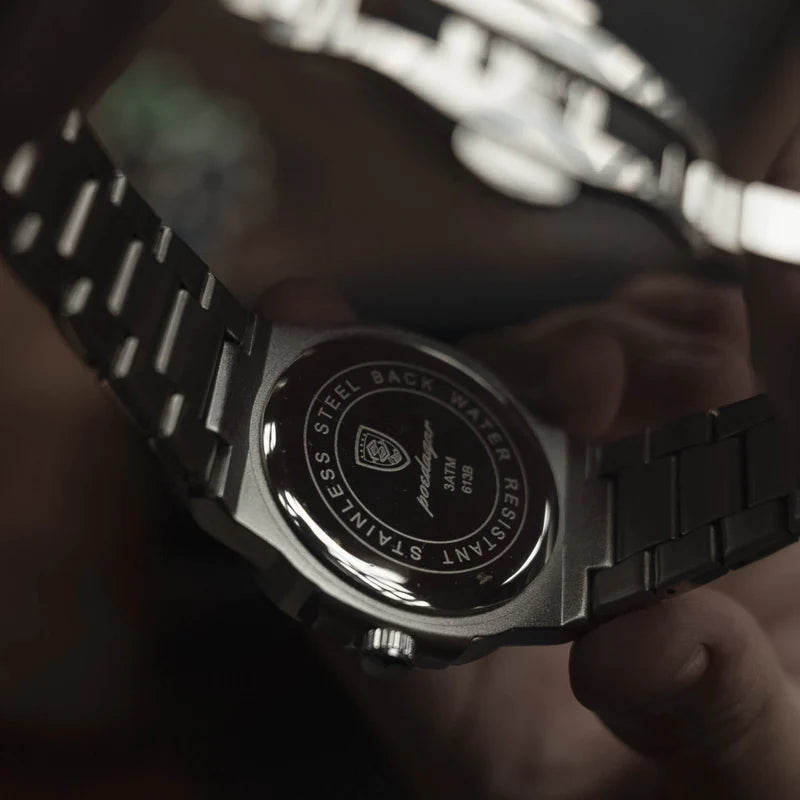 Poedagar Nautilus 40mm Watch | Adjustable Bracelet + Exclusive box