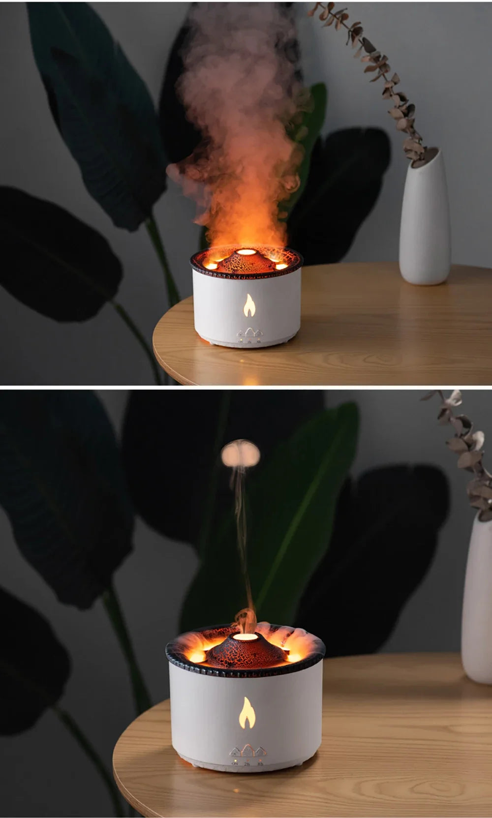 Volcano Mist™ Ultra Quiet Air Humidifier & Aroma Diffuser – 360ml - Home To Choices