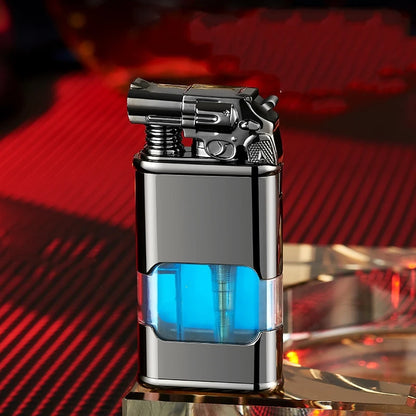 Windproof Lighter Vintage Watch Bezel Jet flame Torch