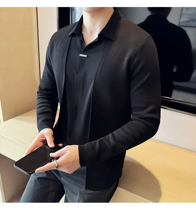 The Elysian Layer™ Set — Cardigan & Luxury Watch