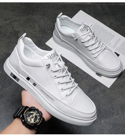 Faquini Casual Leather Trainers - Premium Men's Footwear