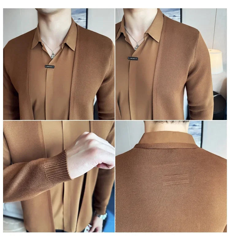 The Elysian Layer™ Set — Cardigan & Luxury Watch