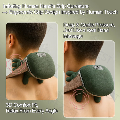 VitaRelax 4D Neck & Shoulder Massager — Deep Relief, Anytime, Anywhere