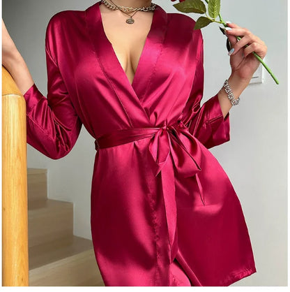 The Velvet Hour Kimono + FREE Silk Sleep Mask (Today Only) 🎁
