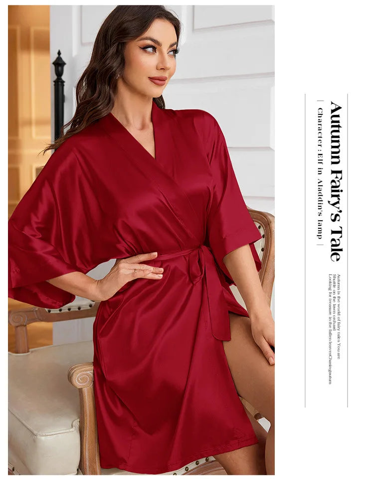 The Velvet Hour Kimono + FREE Silk Sleep Mask (Today Only) 🎁