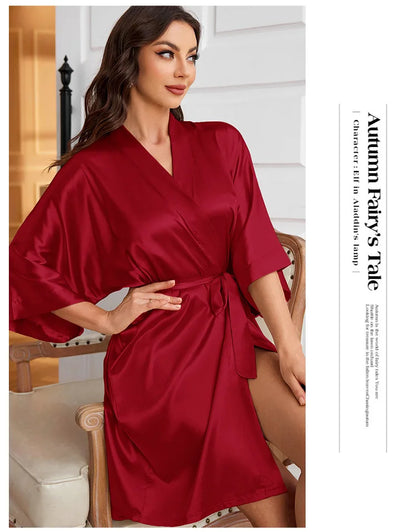 The Velvet Hour Kimono + FREE Silk Sleep Mask (Today Only) 🎁