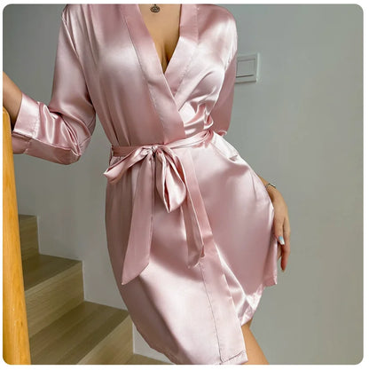 The Velvet Hour Kimono + FREE Silk Sleep Mask (Today Only) 🎁