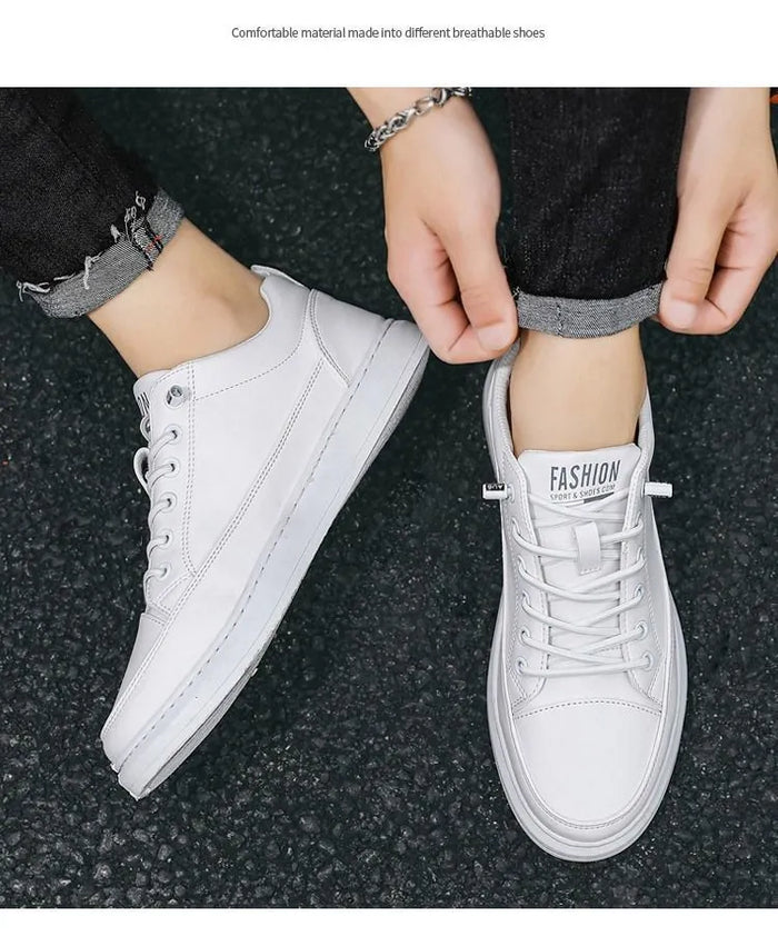 Faquini Casual Leather Trainers - Premium Men's Footwear