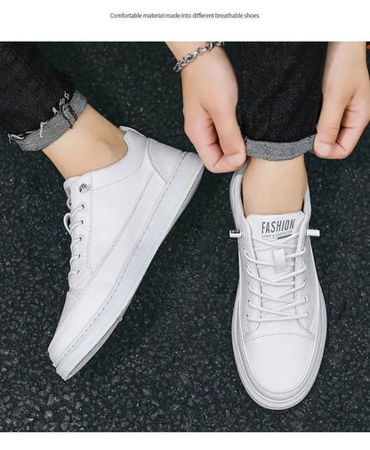 Faquini Casual Leather Trainers - Premium Men's Footwear