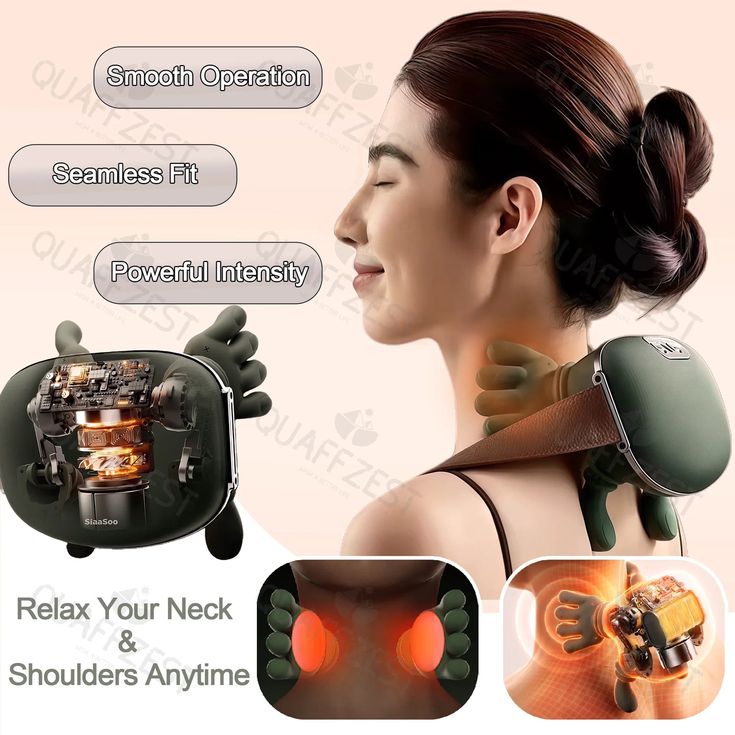 VitaRelax 4D Neck & Shoulder Massager — Deep Relief, Anytime, Anywhere