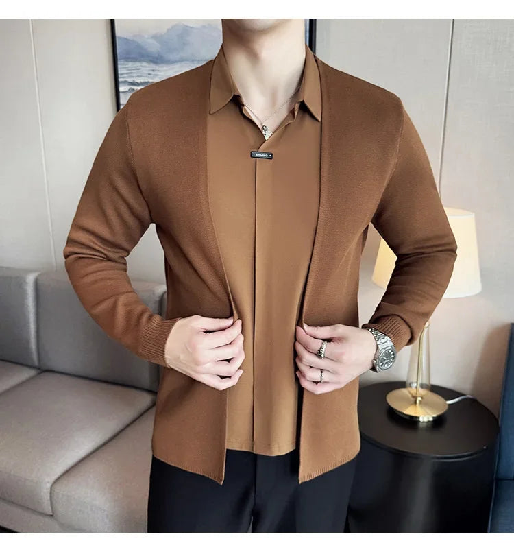 The Elysian Layer™ Set — Cardigan & Luxury Watch