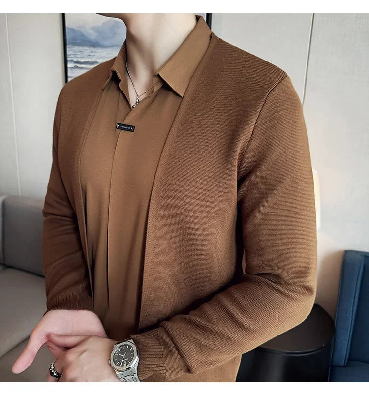 The Elysian Layer™ Set — Cardigan & Luxury Watch