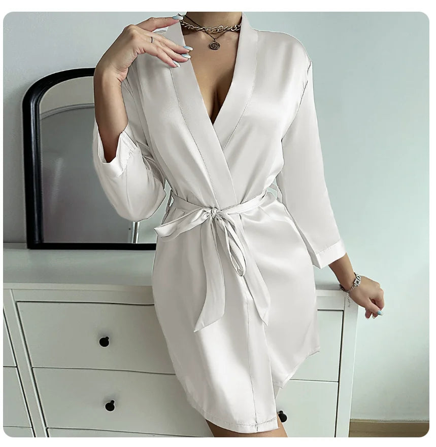 The Velvet Hour Kimono + FREE Silk Sleep Mask (Today Only) 🎁