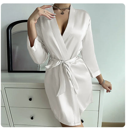 The Velvet Hour Kimono + FREE Silk Sleep Mask (Today Only) 🎁