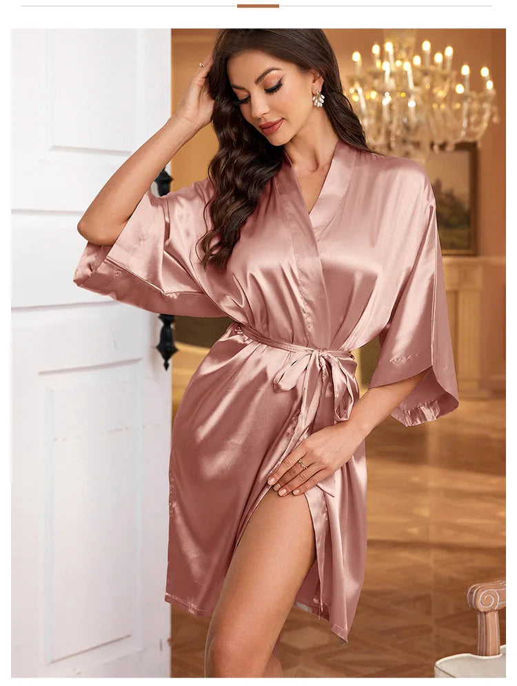 The Velvet Hour Kimono + FREE Silk Sleep Mask (Today Only) 🎁